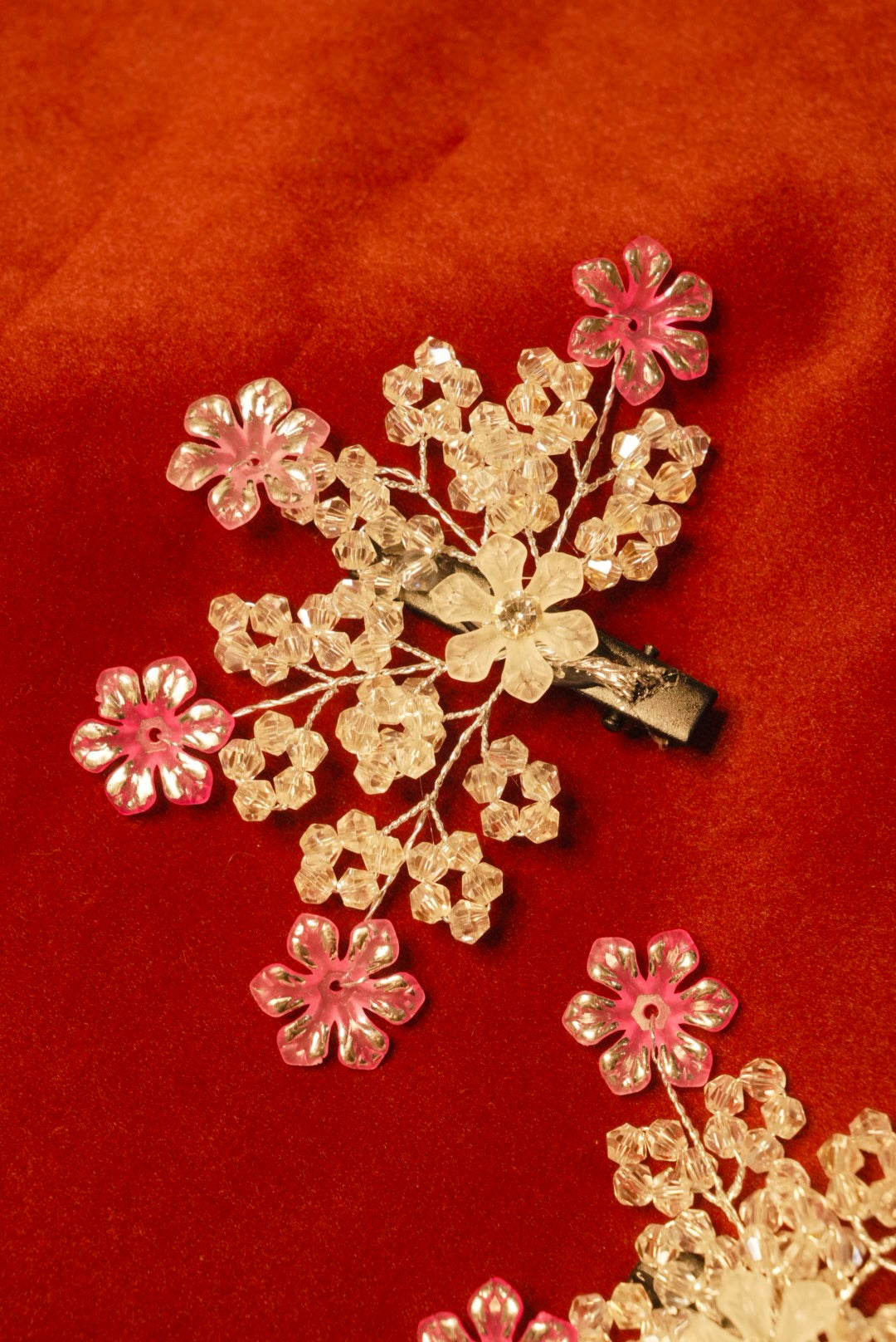 Arora Clips ( Pink ) 🩷 Set of 5