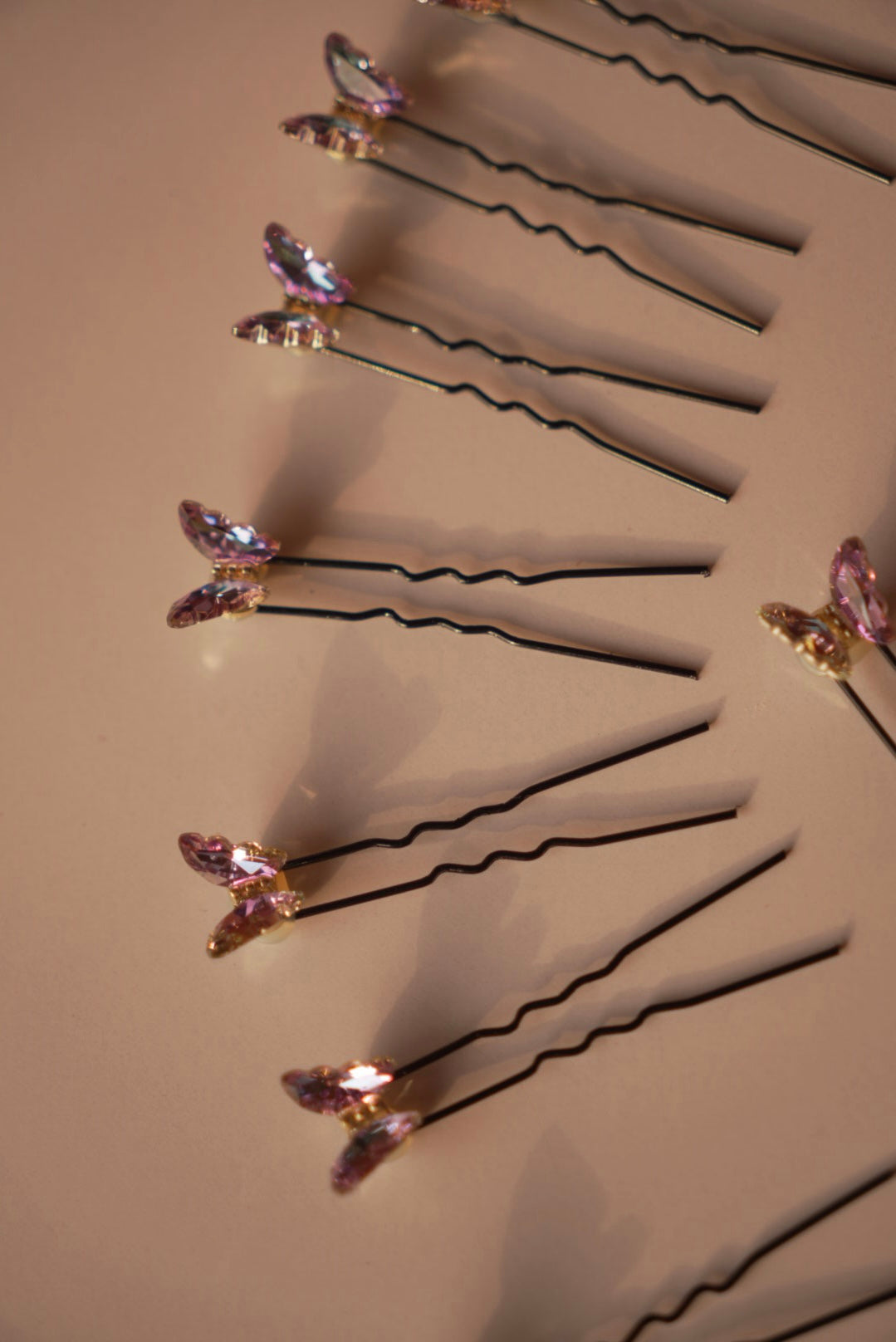 Mermaid Crystal Butterfly Pins