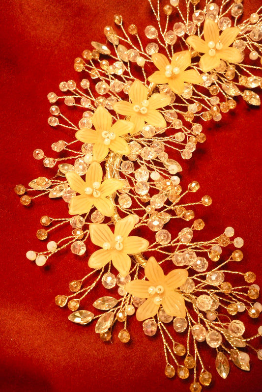 High Quality Yellow Hair Accessory