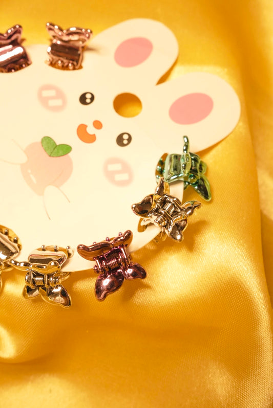 Butterfly Korean Mini Claw Clips ( 10 )