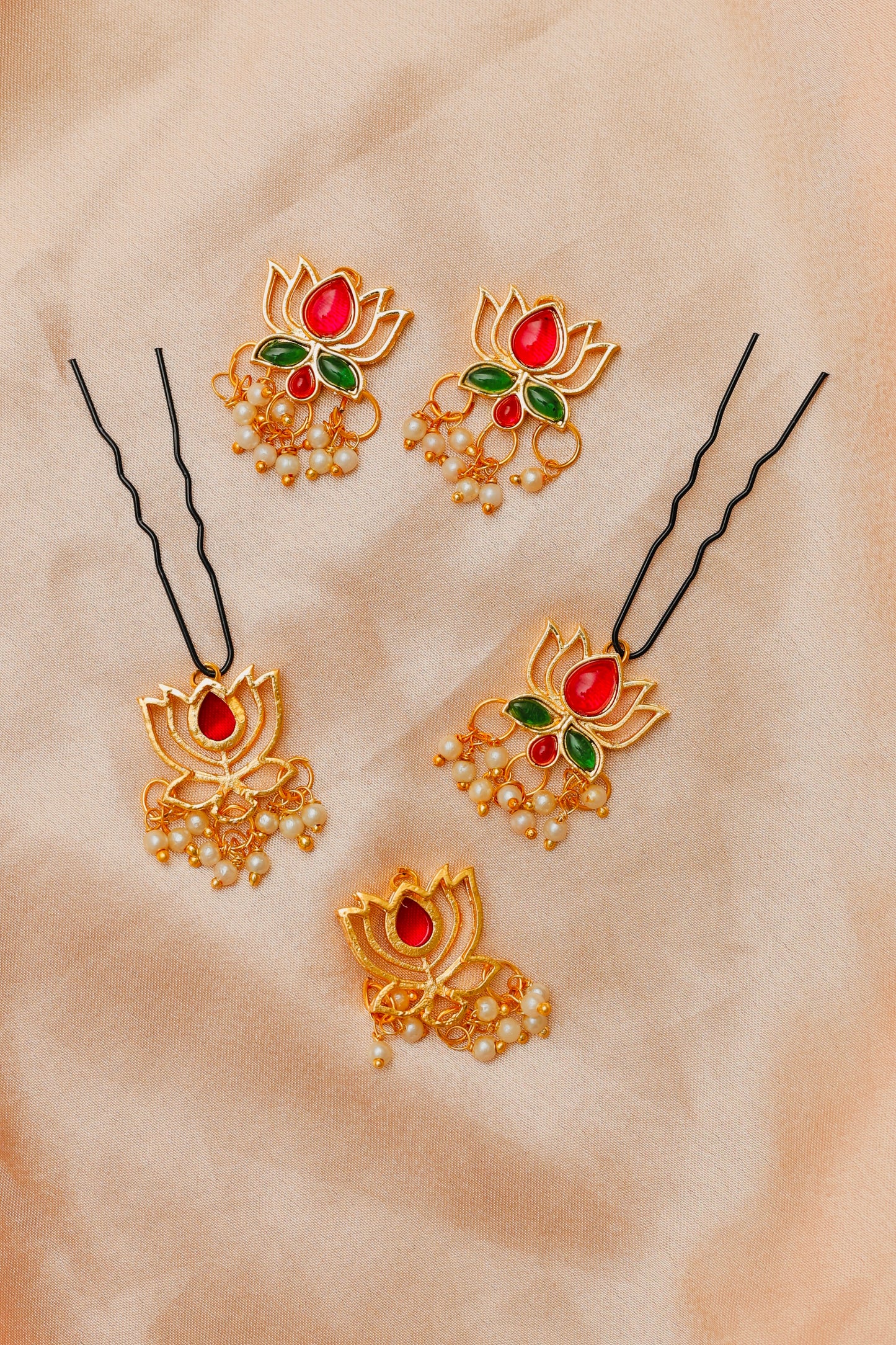 Kundan Lotus 🪷 ( Pack of 6 Lotus )