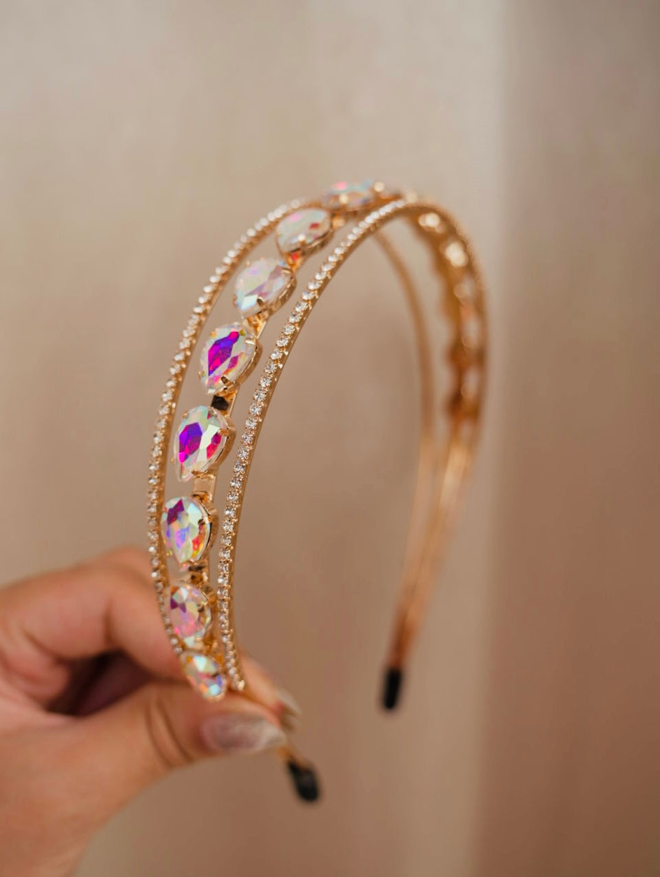 Rainbow Fairy Crystals Hairband