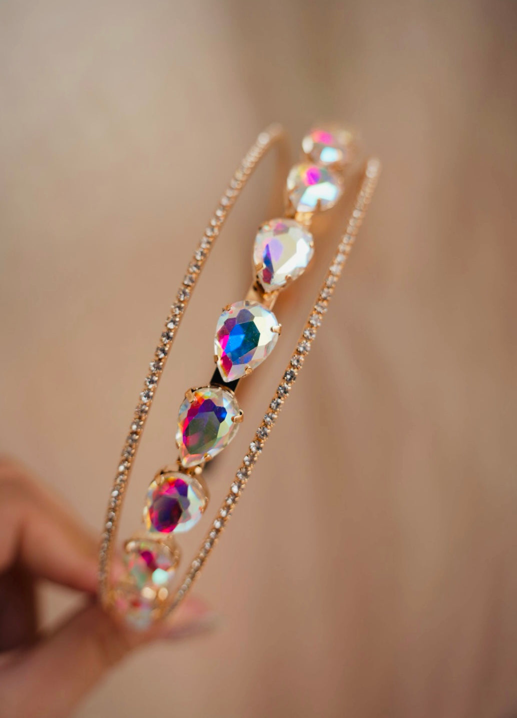 Rainbow Fairy Crystals Hairband
