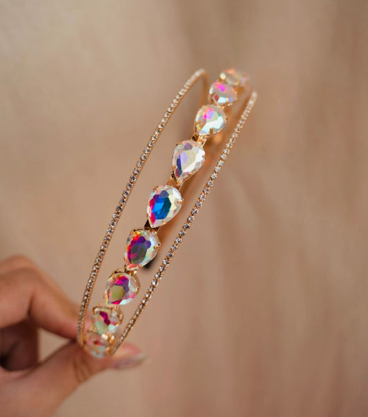 Rainbow Fairy Crystals Hairband