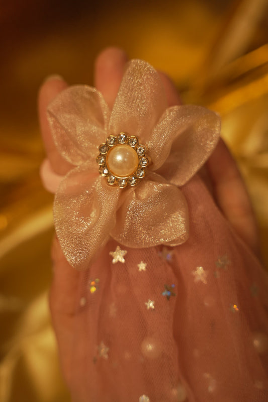 Baby Pink Korean Rubber Band