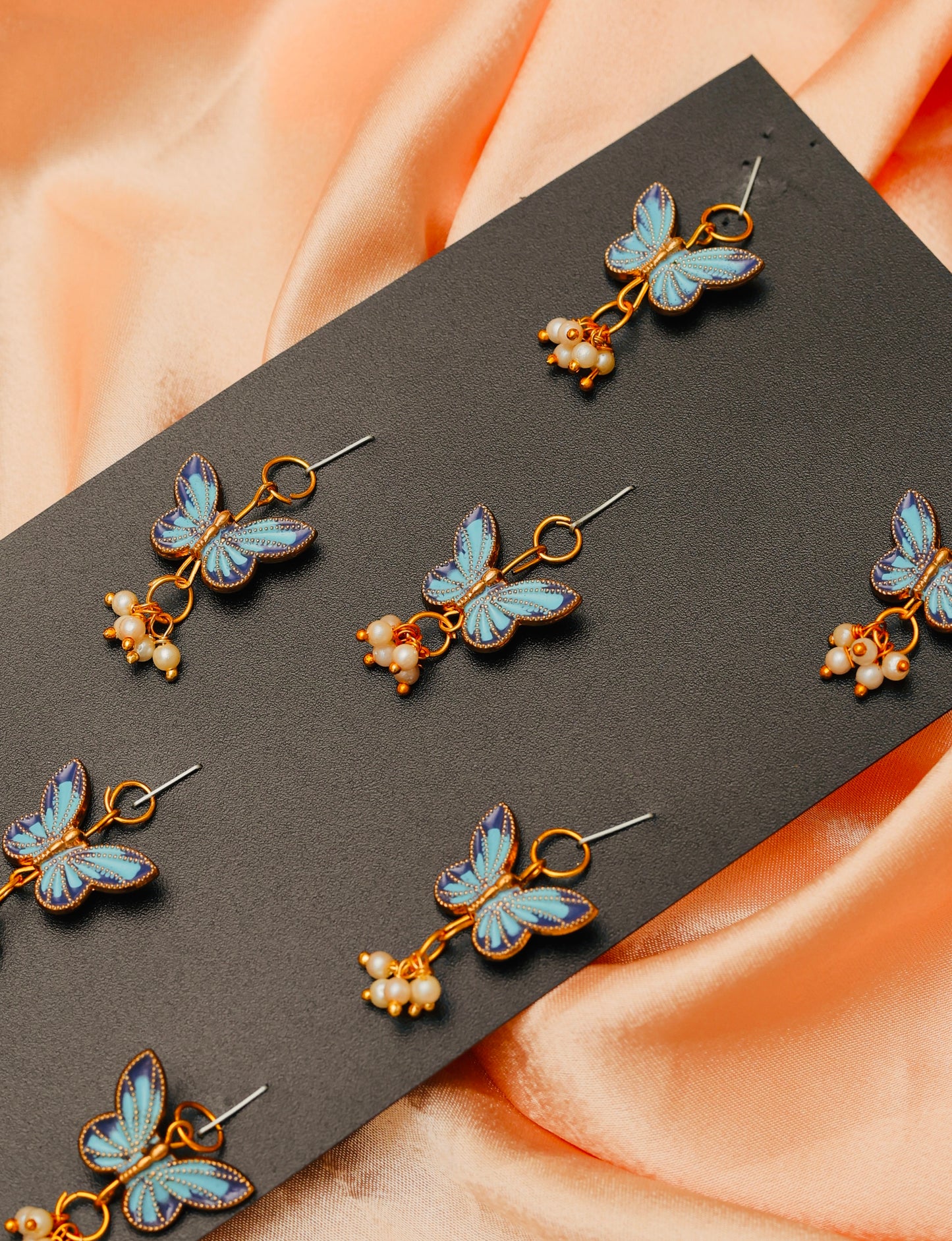 Blue Pearly Butterflies 🦋 ( Pack of 8 )