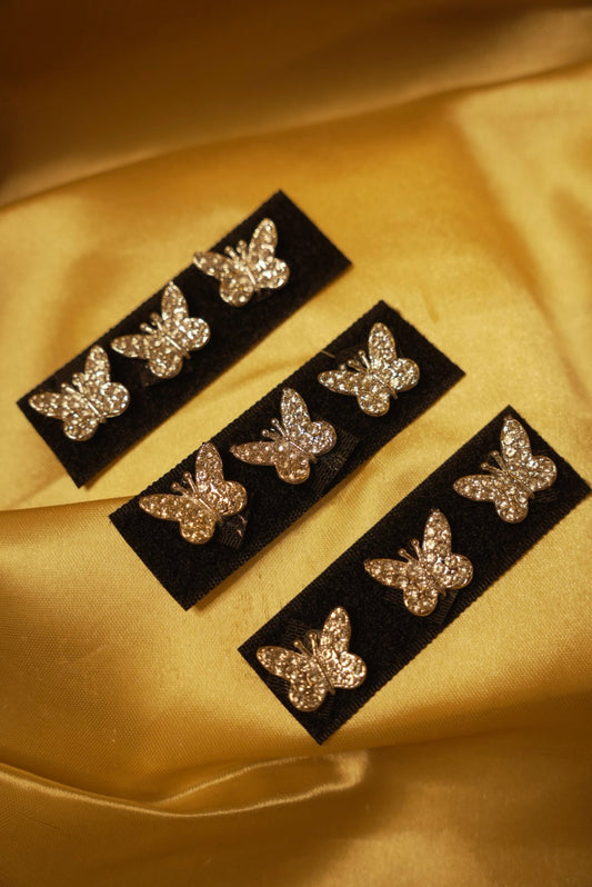 Stones Velcro Butterflies ( Set of 9 )