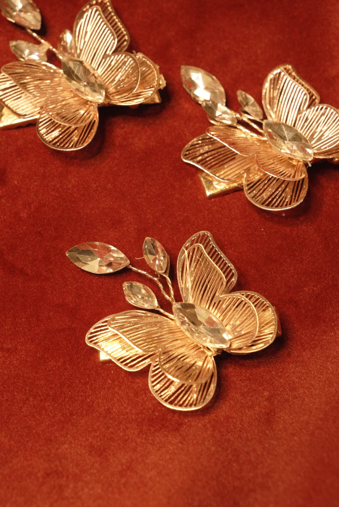 High Quality Butterfly Clips ( Set of 3 )