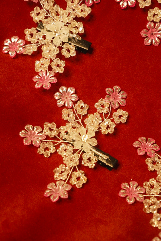 Arora Clips ( Pink ) 🩷 Set of 5