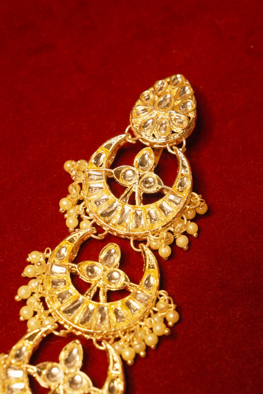 Diya Baali Kundan Guth/Braid Accessory