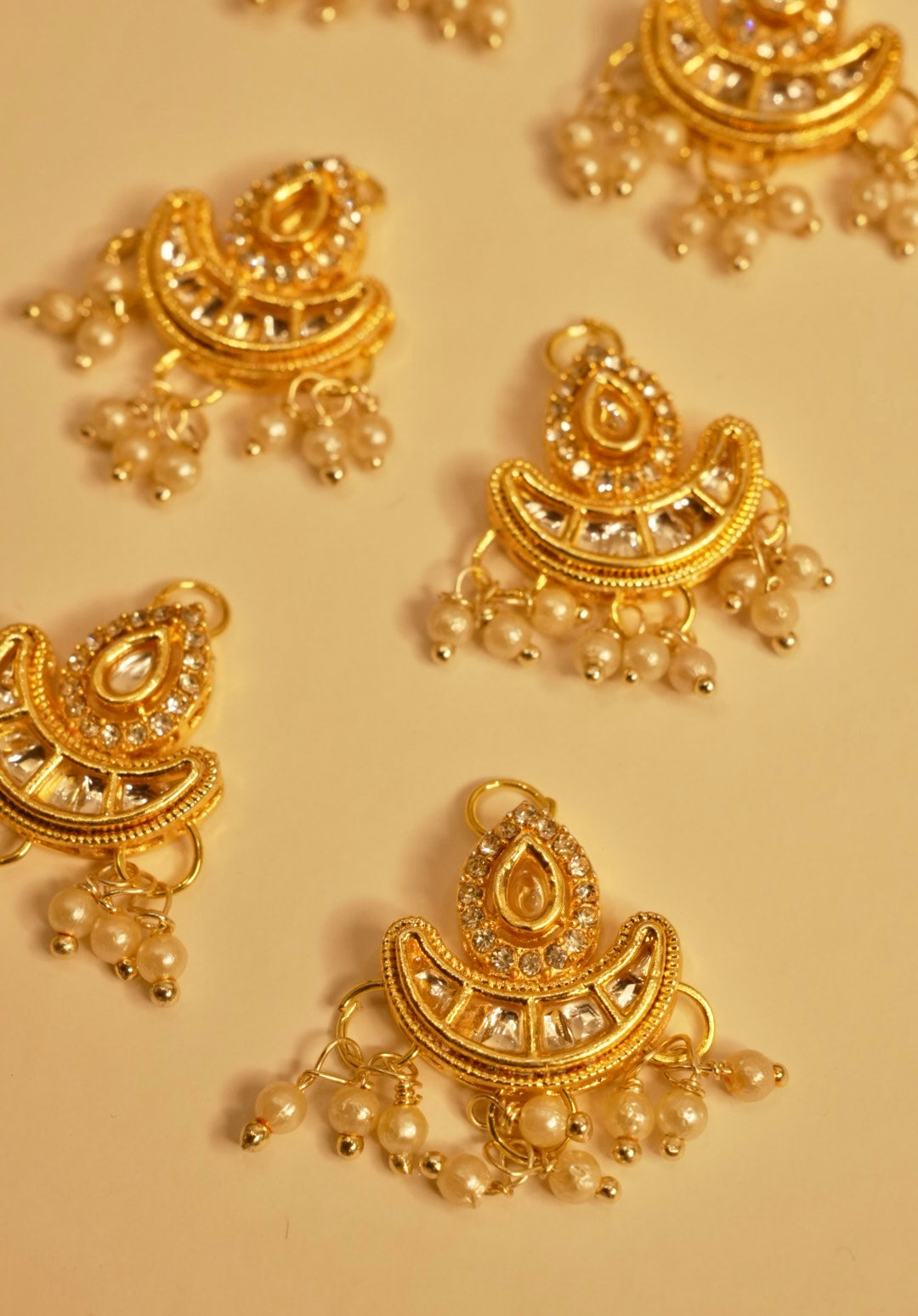 Kundan Diya ~ Chand Bali ( Set of 6 )