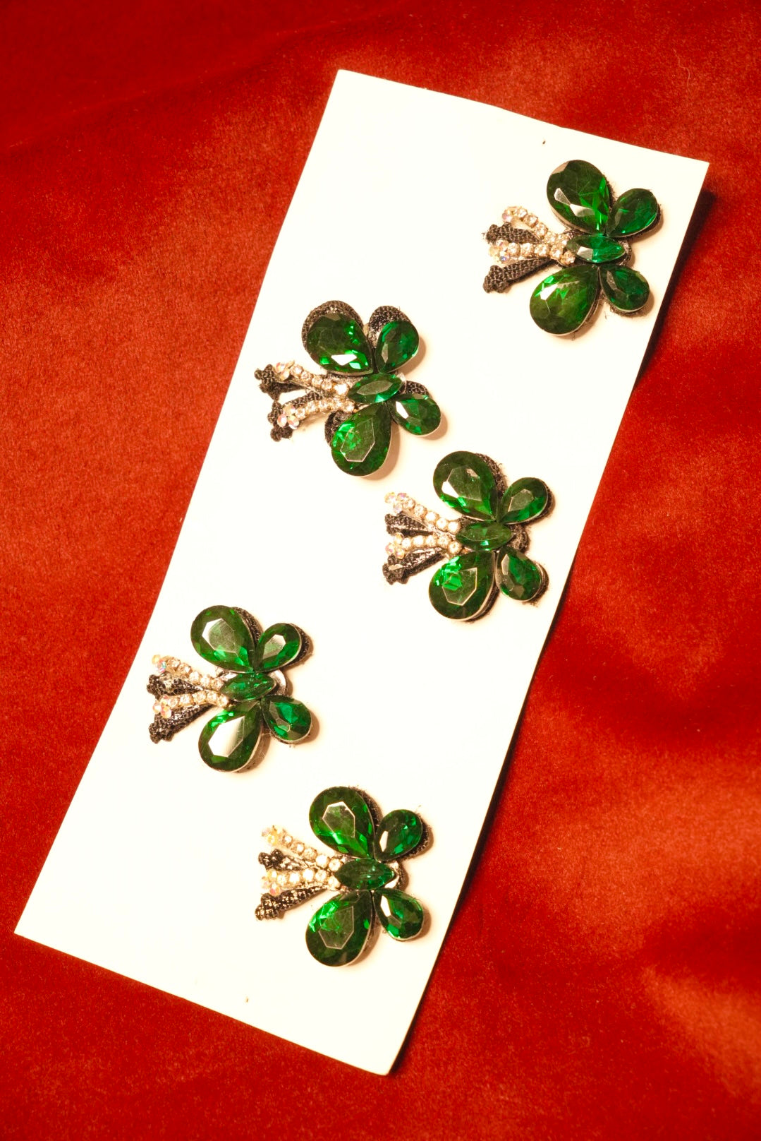 Green Crystal Butterflies