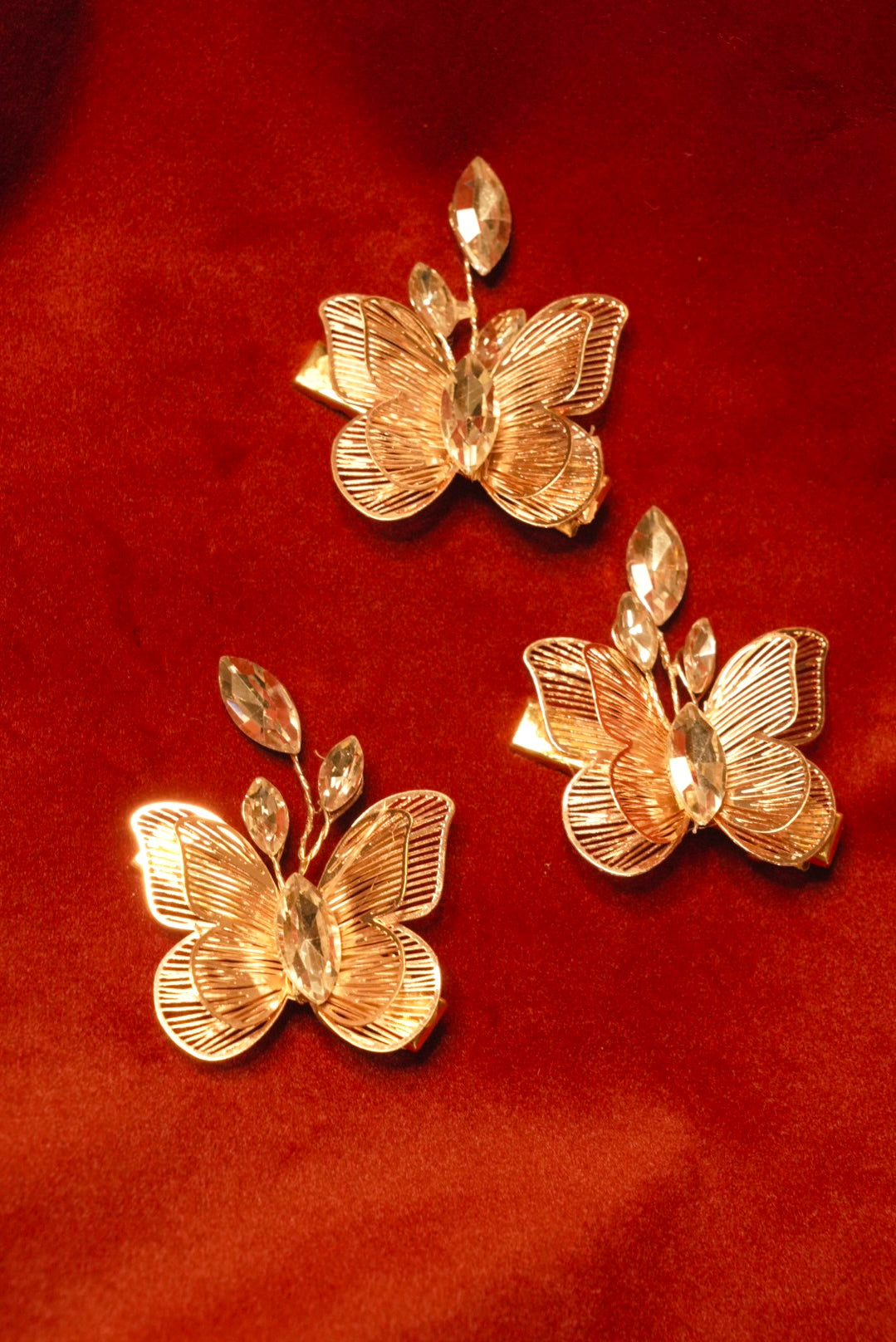 High Quality Butterfly Clips ( Set of 3 )