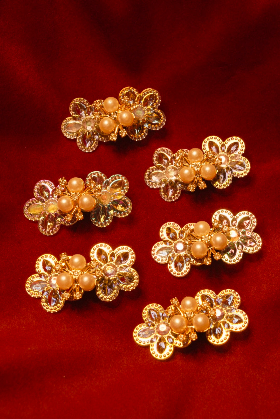 Rainbow Shaded Clips 🩵 ( Set of 6 )