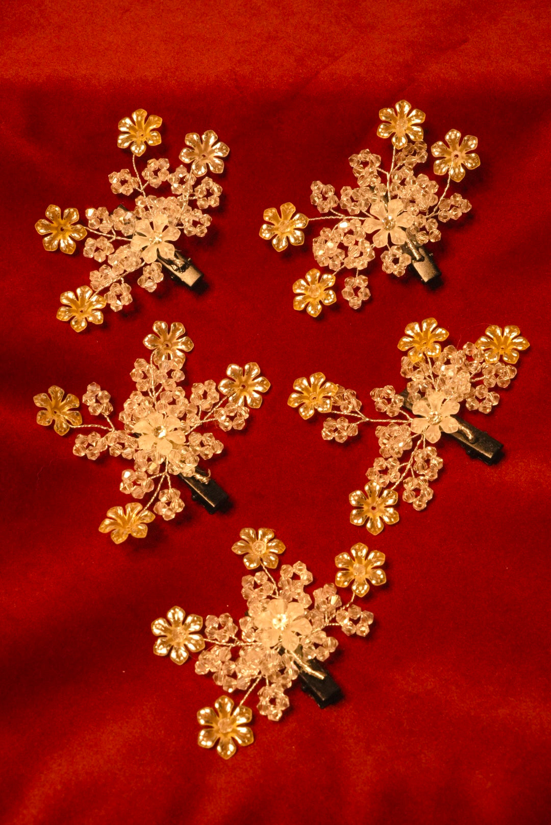 Belle Clips ~ Yellow 🌹 ( Set of 5 )