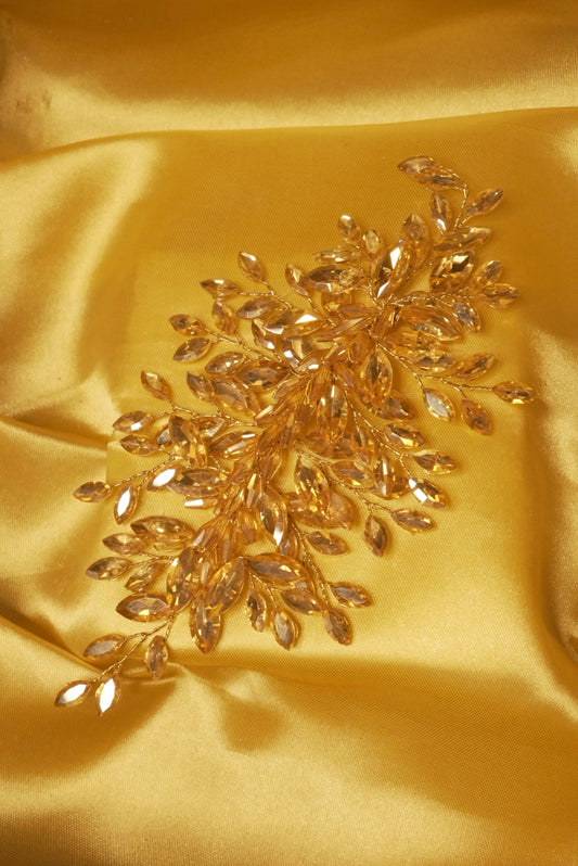 Golden Fusion Crystals Vein