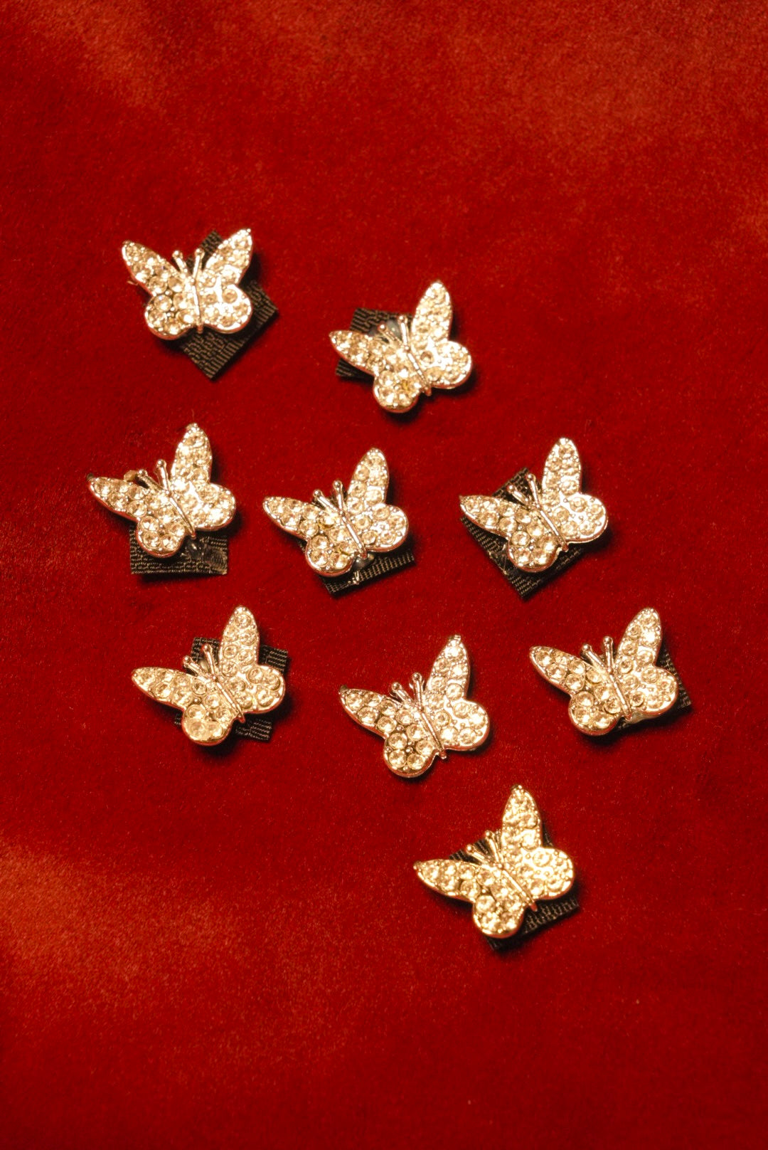 Stones Velcro Butterflies ( Set of 9 )