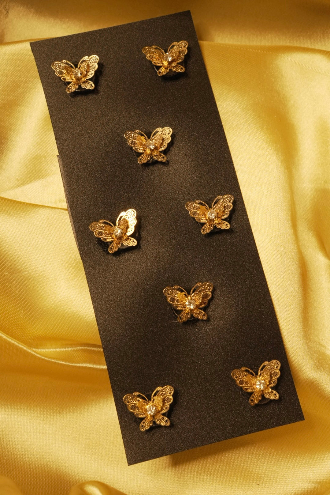 Golden Velcro Butterflies