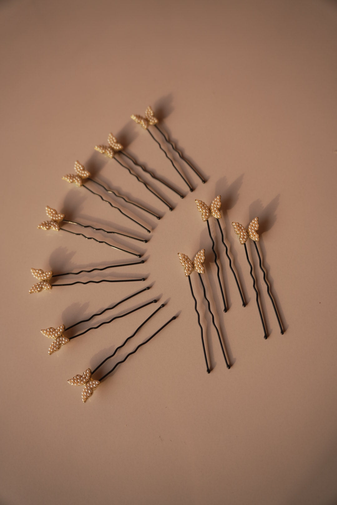 Pearly Butterfly Pins