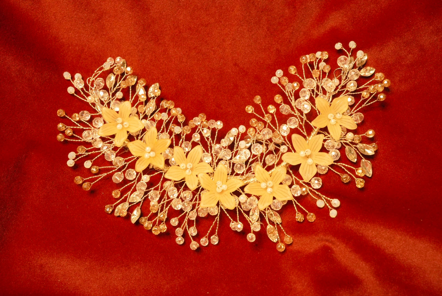 High Quality Yellow Hair Accessory