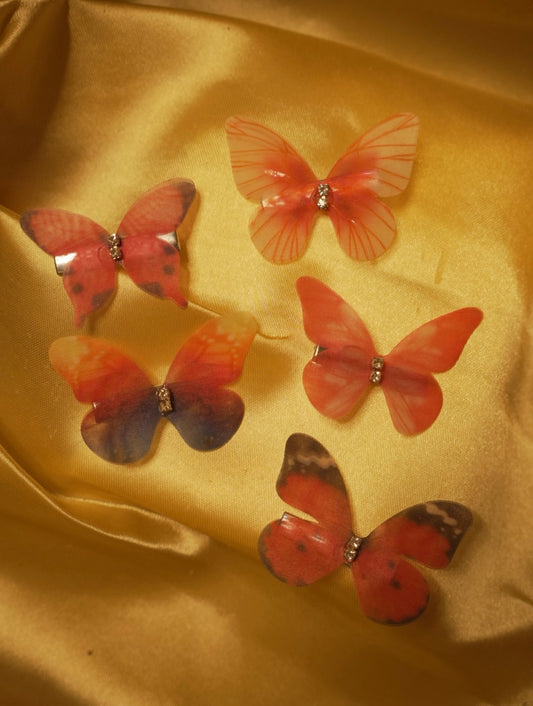 Butterfly Clips ( Set of 5 )