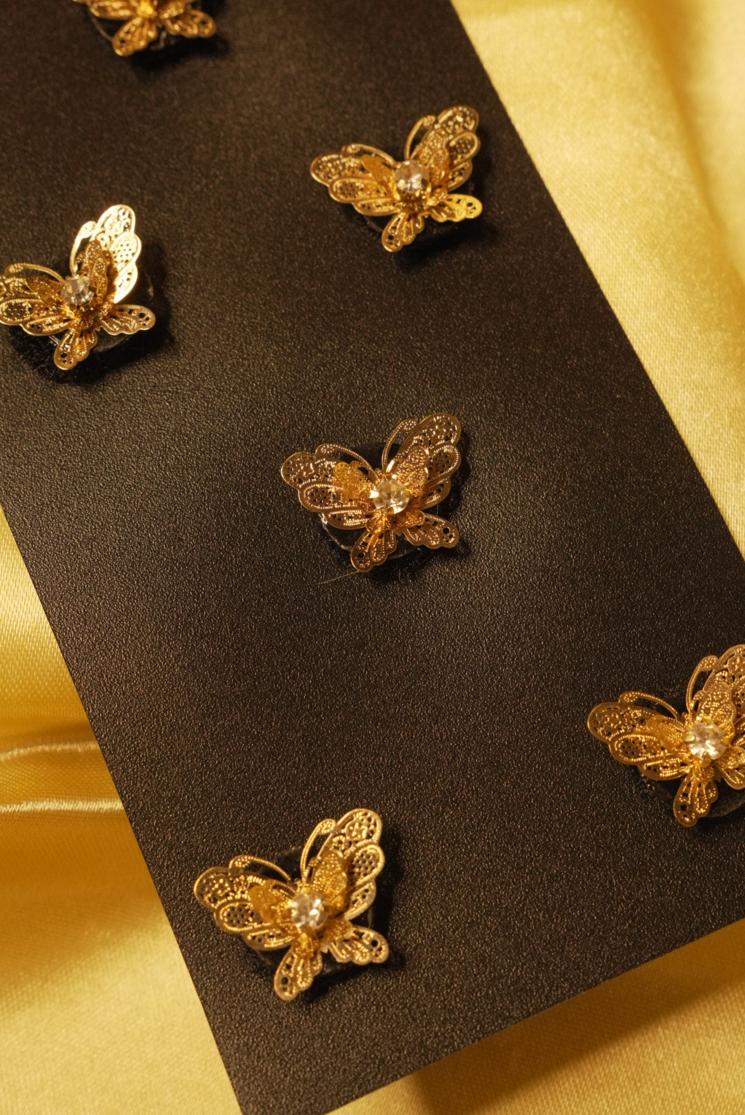 Golden Velcro Butterflies