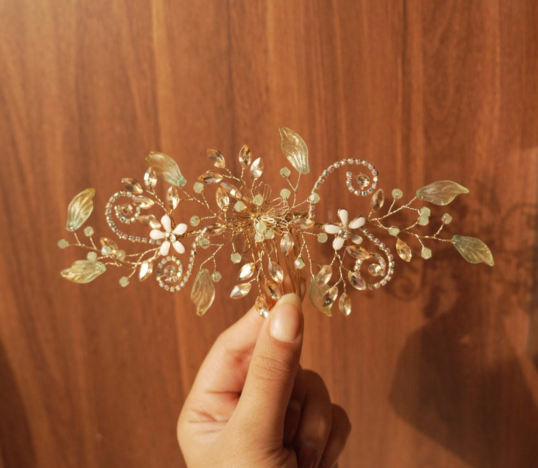 Green Mystic Hair Pin
