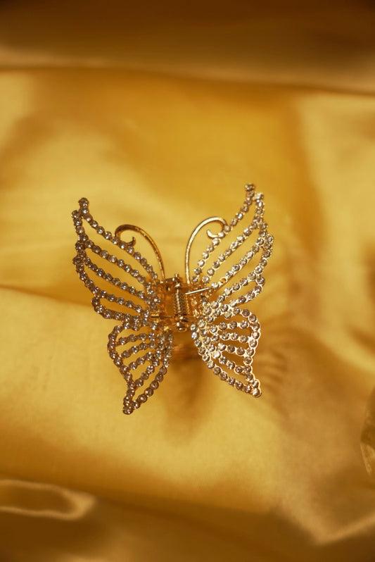 Stones Butterfly Claw Clip