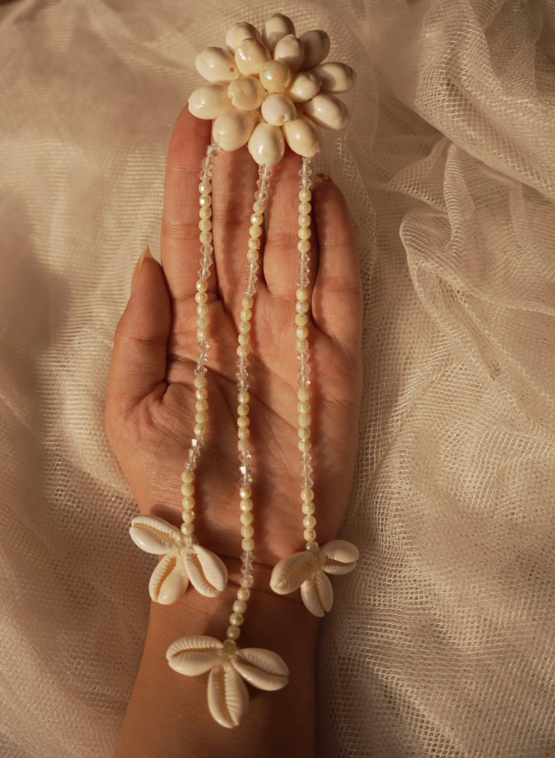 Cowrie Shells Hair Clip