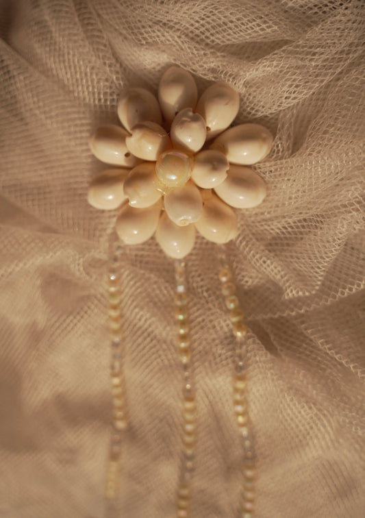 Cowrie Shells Hair Clip