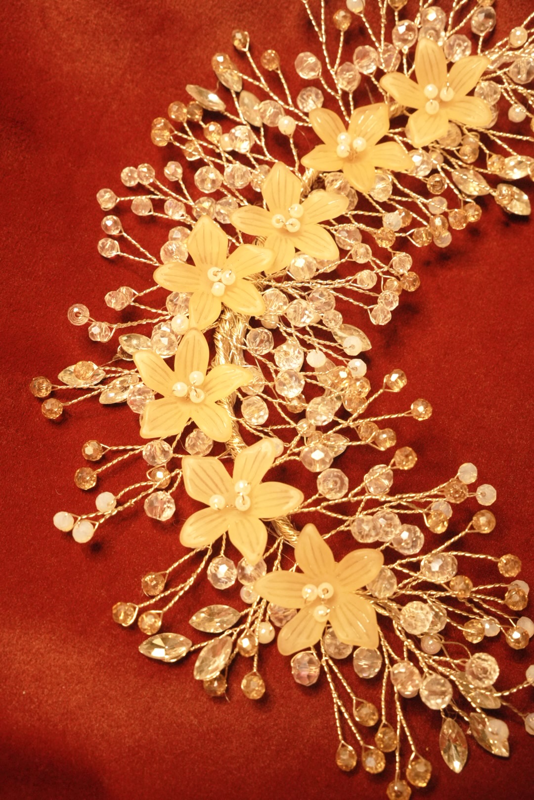 High Quality Yellow Hair Accessory