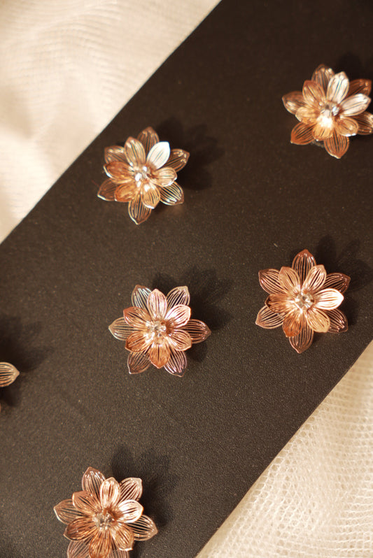 Golden Velcro Flowers