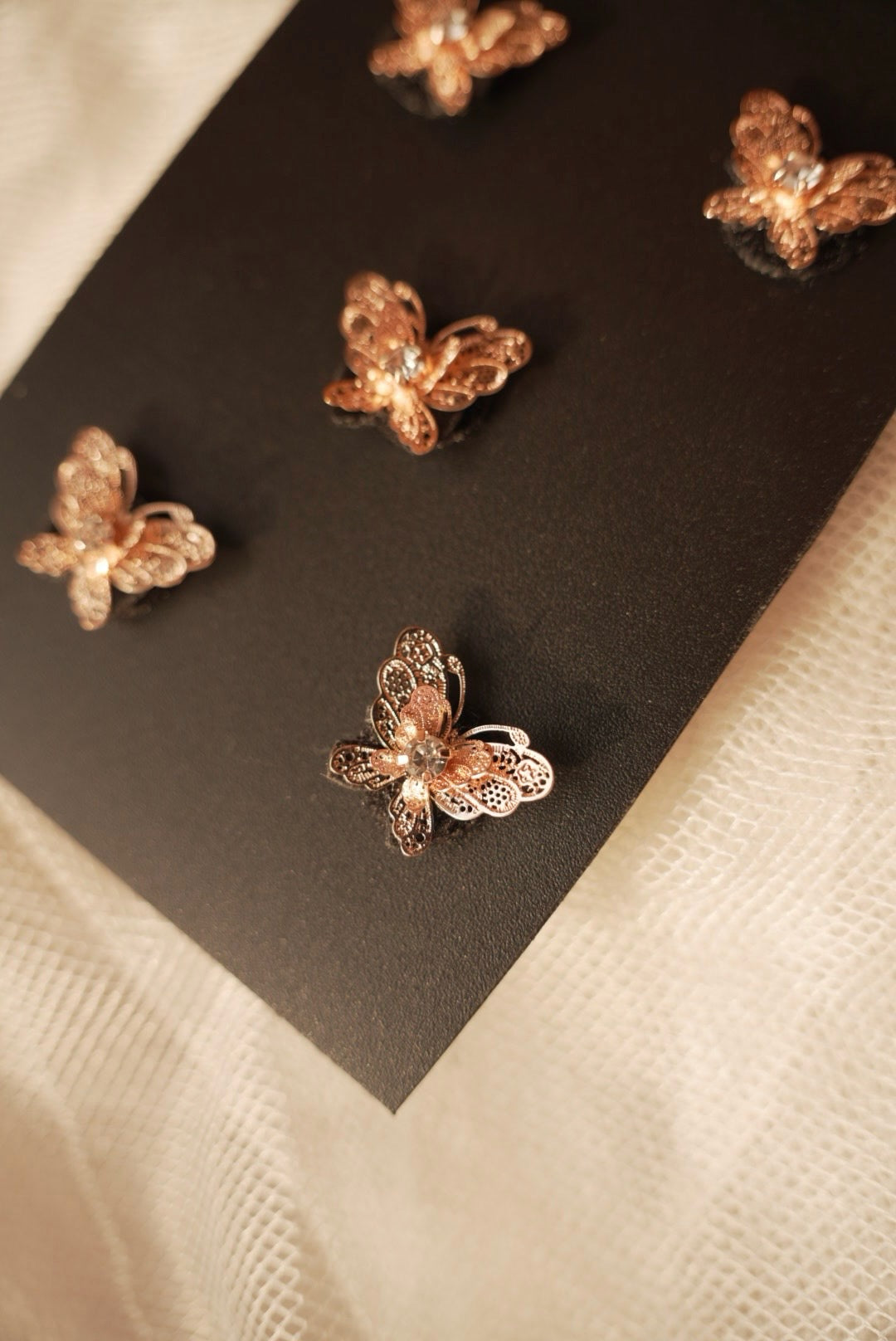 Copper Velcro Butterflies