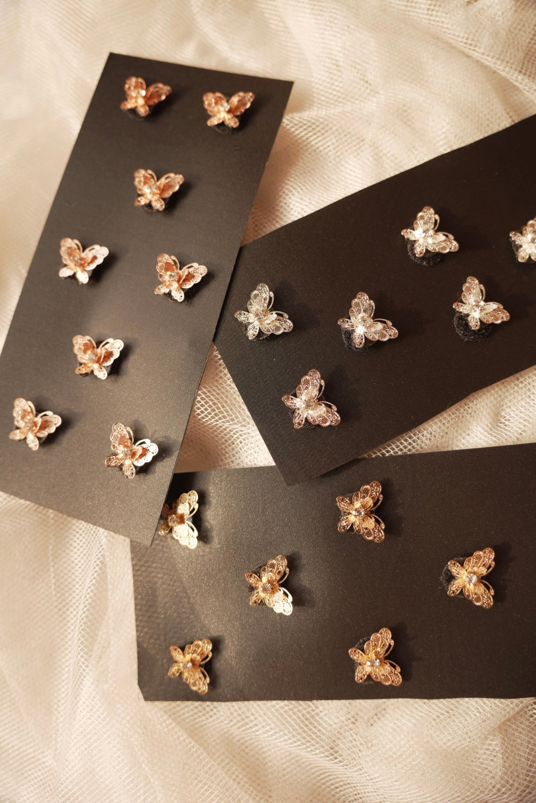 Copper Velcro Butterflies