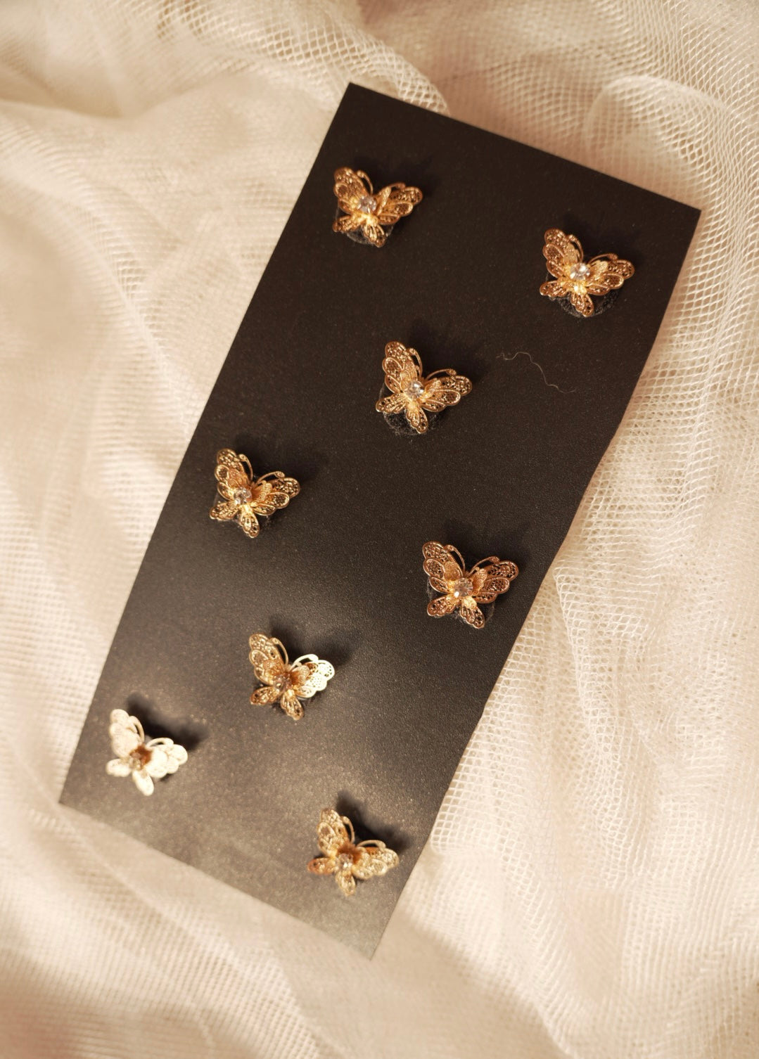 Golden Velcro Butterflies