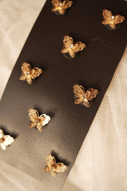 Golden Velcro Butterflies