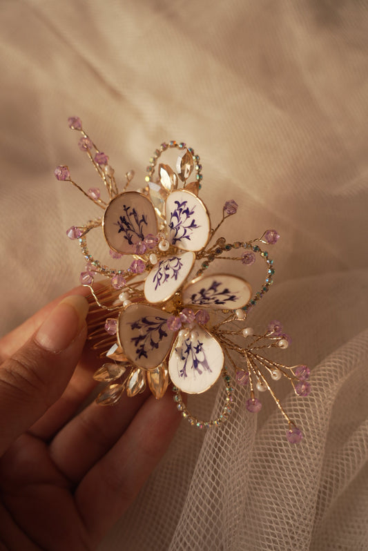 Lavender Japanese Clip