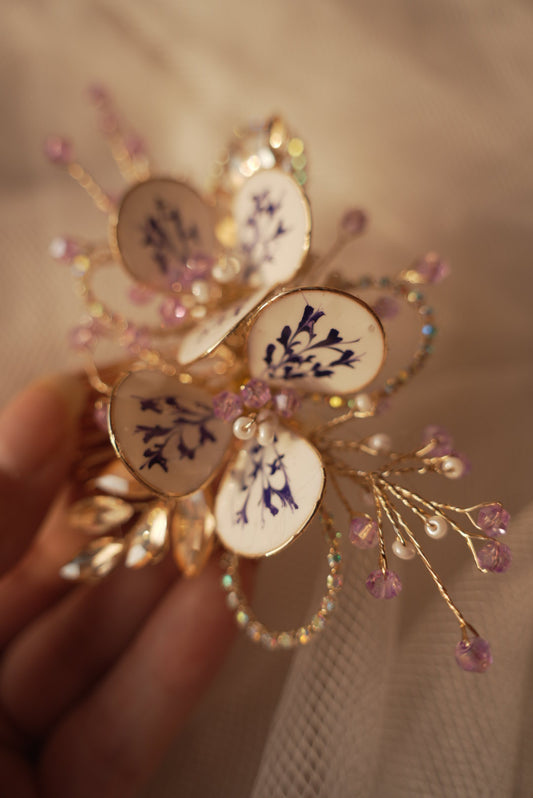 Lavender Japanese Clip