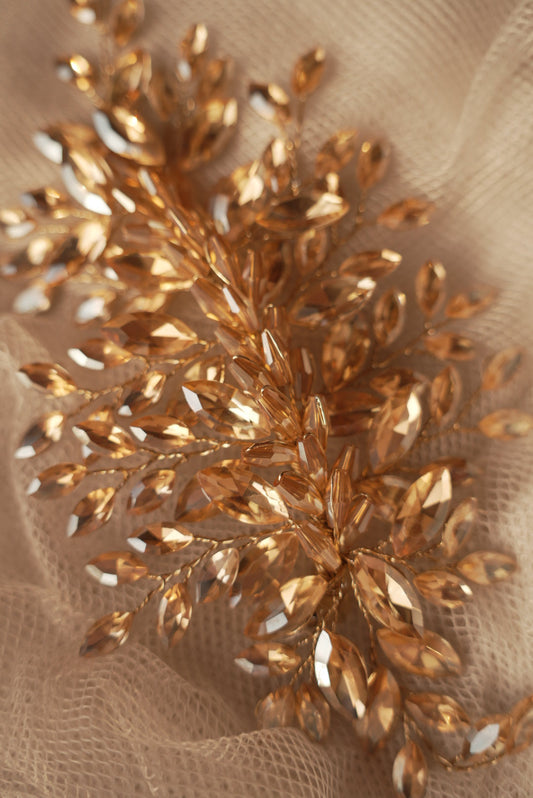 Golden Fusion Crystals Vein