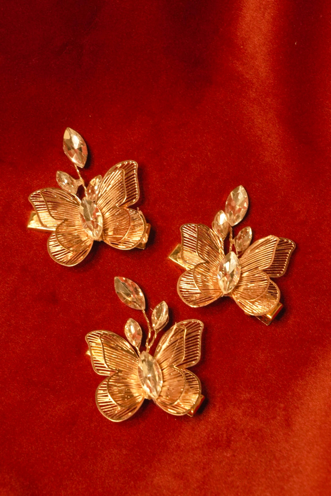 High Quality Butterfly Clips ( Set of 3 )