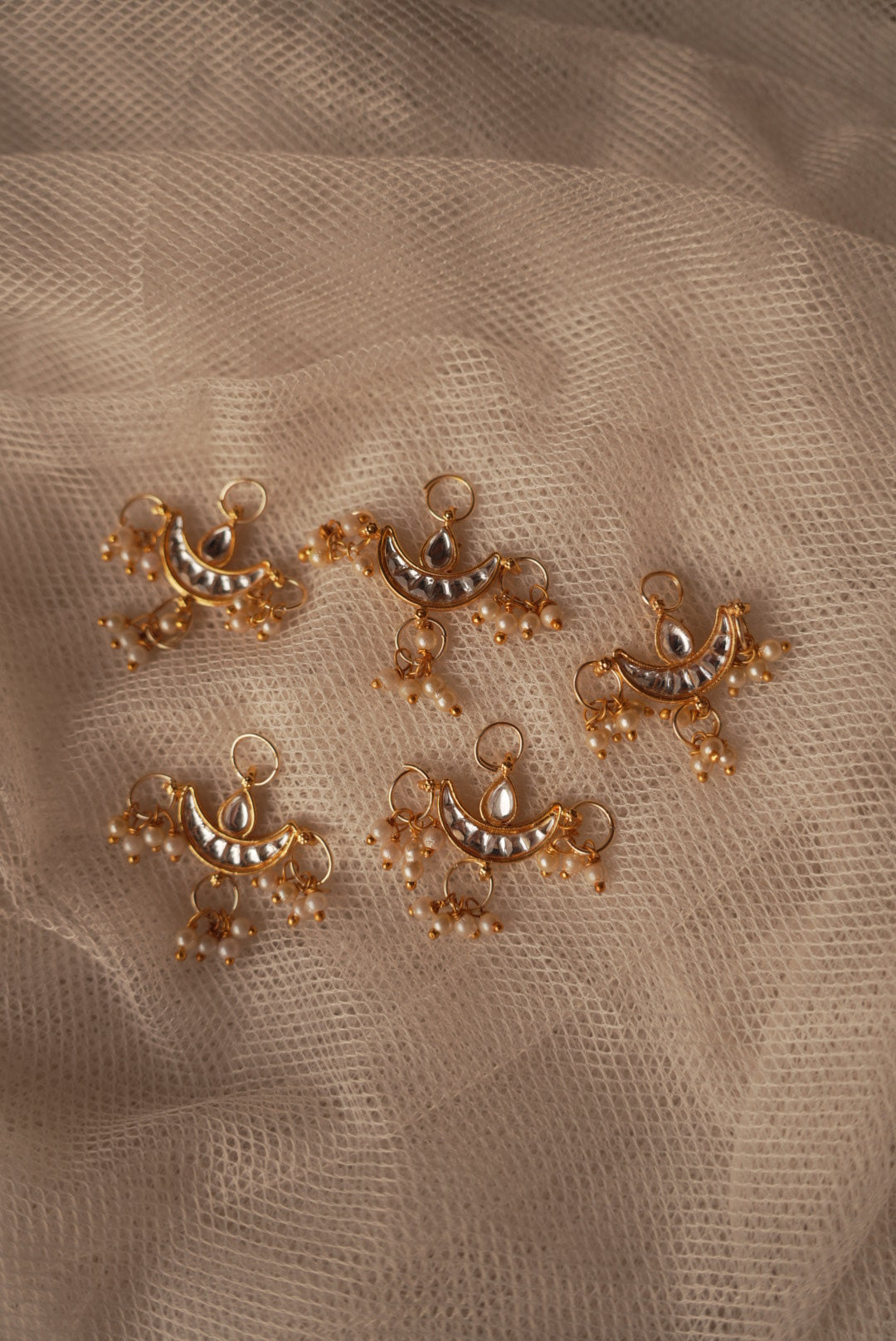 Kundan Multi-Styler DiyaBali ~ White