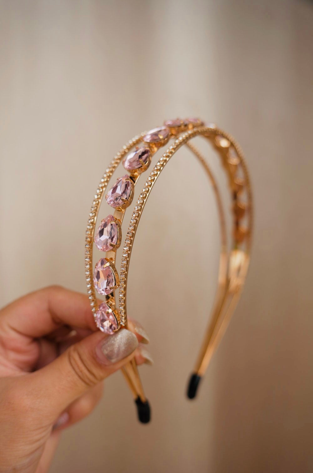 Pink Fairy Crystals Hairband