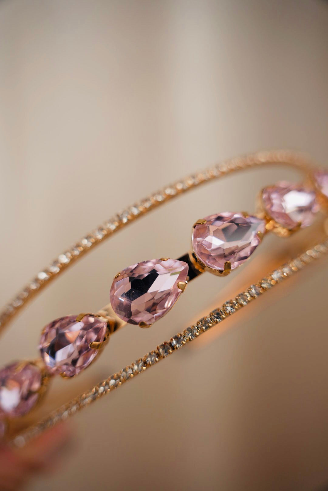Pink Fairy Crystals Hairband