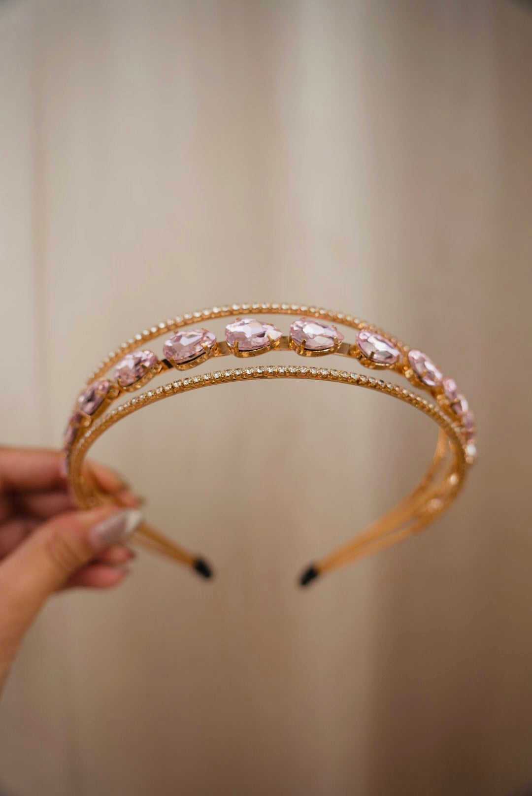 Pink Fairy Crystals Hairband