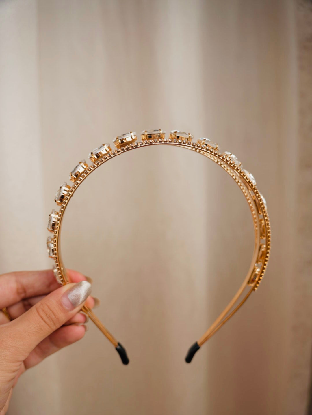 White Fairy Crystals Hairband