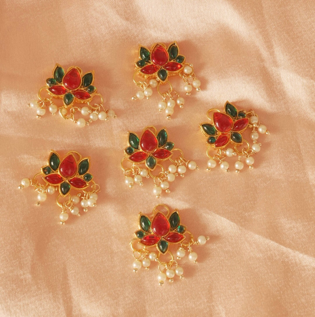 Lotus Hair Pins ( Set of 6 ) 🪷