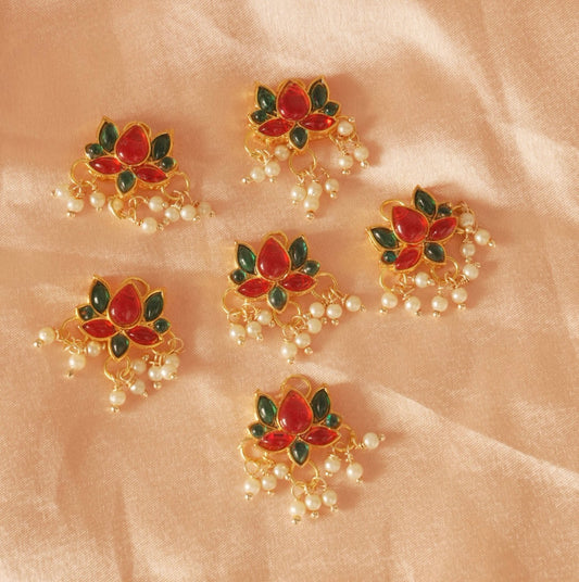 Lotus Hair Pins ( Set of 6 ) 🪷