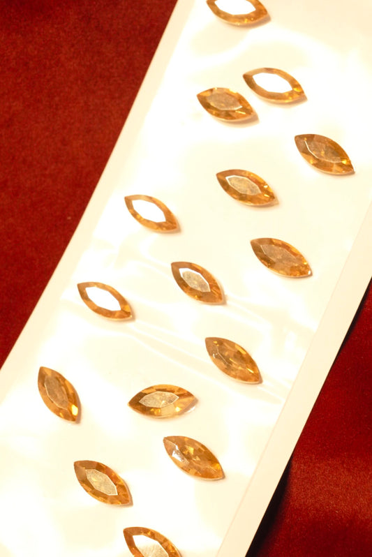 Golden Crystal Stick ons