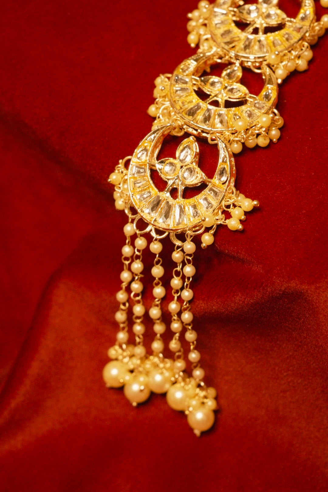 Diya Baali Kundan Guth/Braid Accessory