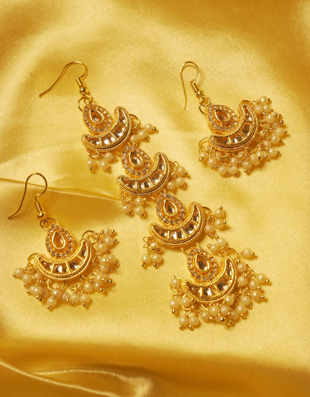 Diya Baati ~ Maang Tikka & Earrings